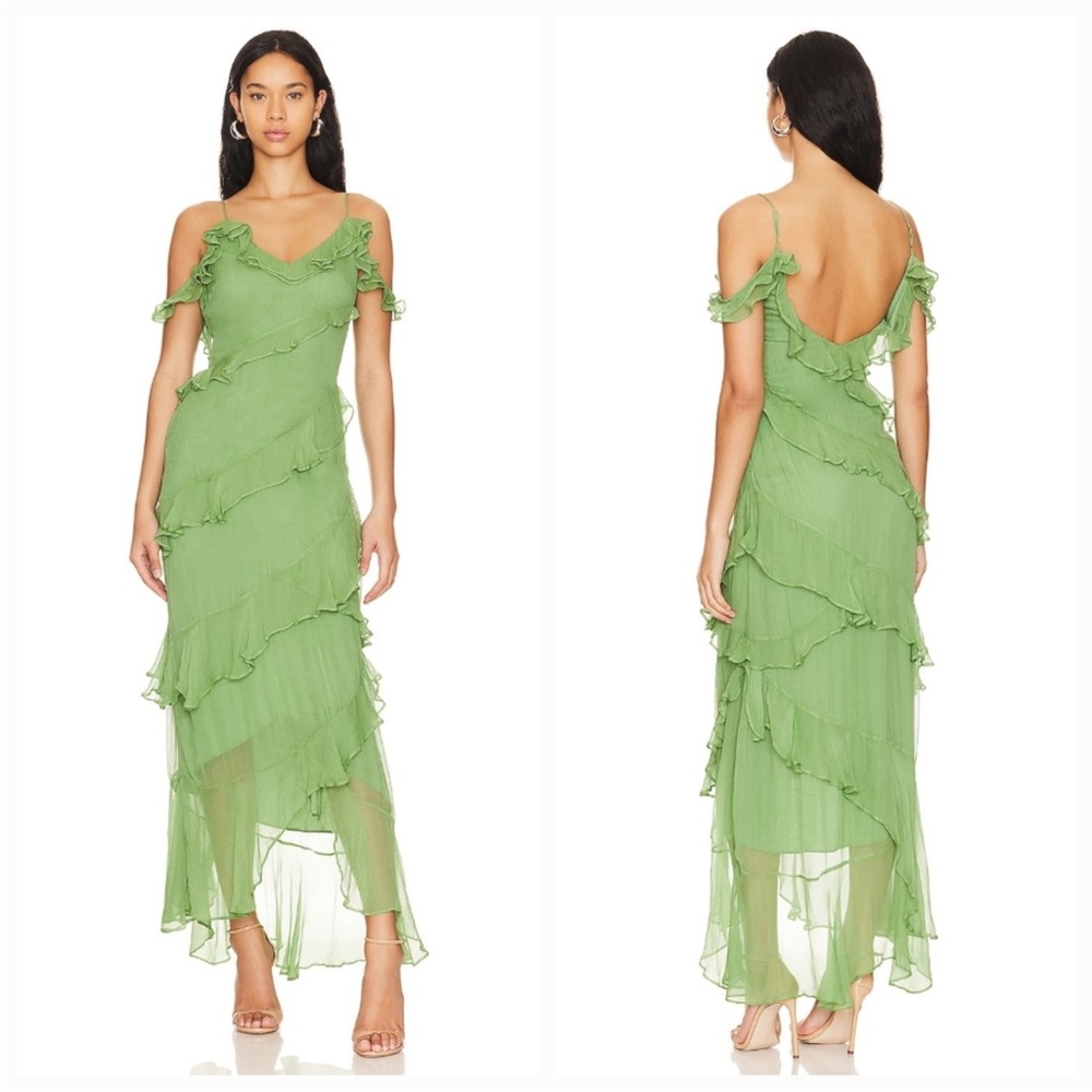 House of Harlow 1960 Green Maxi Dress